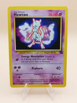 Mewtwo Pokemon Black Star Promo #3 Pokemon Movie WOTC 1999 - Image 1