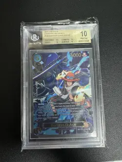 One Piece CCG Portgas.D.Ace Carrying on His Will SP EB02-028 BGS 10 Pristine - Image 1