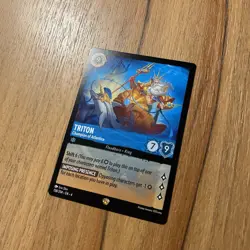 Triton Champion Of Atlantica 158/204 Disney Lorcana Ursula's Return Legendary NM - Image 2