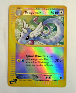 DRAGONAIR #75/165 Reverse Holo Expedition E-Series 2002 Pokemon Card 075 LP - Image 2