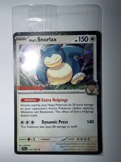 Hop's Snorlax - (GameStop) (Cosmos Holo) 117/159 Miscellaneous Cards & Products - Image 1