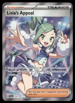 Pokemon Cards Lisia's Appeal 234/191 Surging Sparks Ultra Rare NM - Image 1