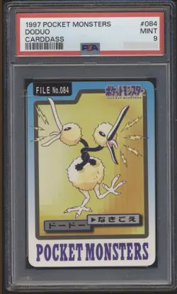 PSA 9 Doduo 084 Carddass Mint Pokemon Card Vending 1997 Pocket Monsters - Image 1