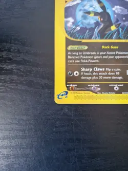 Umbreon 32/144 Skyridge Non-Holo Wotc Pokemon Card - Image 5