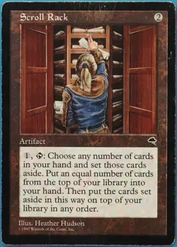 Scroll Rack Tempest VHP/DAMAGED Artifact Rare CARD (518570) ABUGames - Image 1