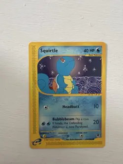 Pokemon TCG Squirtle Expedition Base Set 2002 Card #132/165 - Image 1
