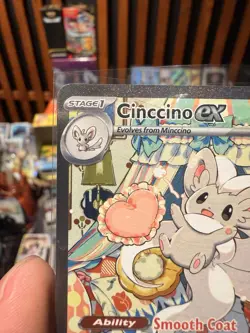 Cinccino EX Chaos Rising SIR 119/086 Pokemon Card Cute Card Final Boss 💕 - Image 3