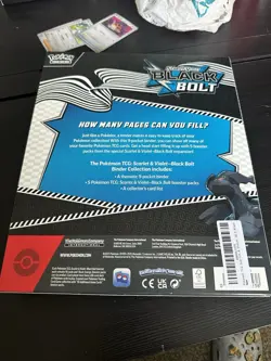 Black bolt Pokemon Binder Collection - Image 2