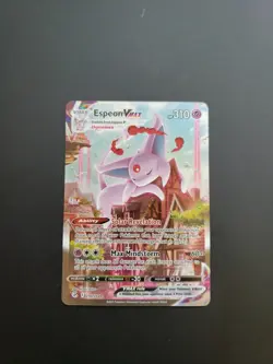 Pokemon TCG SWSH Fusion Strike Espeon VMAX 270/264 Alt Art Secret Rare NM/M - Image 1