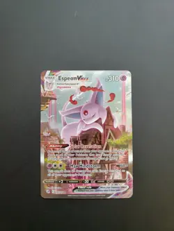Pokemon TCG SWSH Fusion Strike Espeon VMAX 270/264 Alt Art Secret Rare NM/M - Image 1