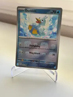 Pokemon Ducklett 025/086 (Master Ball Pattern) Sv: White Flare Ultra Rare NM - Image 1