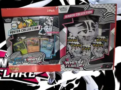 Pokemon Sam’s Club White Flare Binder Collection, Unova Poster Collection Sealed - Image 1