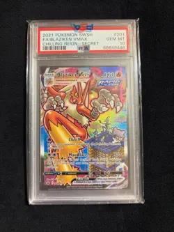 Pokemon 2021 Blaziken VMAX 201/198 Alt Art Chilling Reign GEM MINT PSA 10 - Image 1