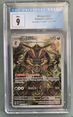 2023 Pokemon (SVI EN) Scarlet & Violet * Illustration Rare 220/198 Kingambit * - Image 1