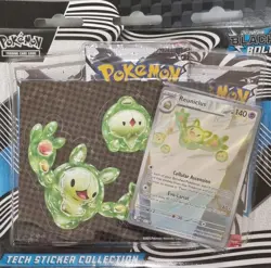 Pokemon TCG: Scarlet & Violet 10.5-Black Bolt-Tech Sticker Collection Reuniclus - Image 1