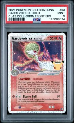 2021 Pokemon SWSH Celebrations Gardevoir ex Classic Holo #93/101 PSA 9 - Image 1