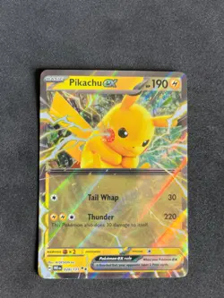 Pokemon TCG - Pikachu ex - Double Rare SV: Prismatic Evolutions 028/131 NM - Image 1