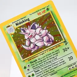 Pokemon TCG - Nidoking 11/130 Base Set 2 Holo Rare WOTC - NM - Image 1