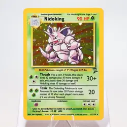 Pokemon TCG - Nidoking 11/130 Base Set 2 Holo Rare WOTC - NM - Image 2