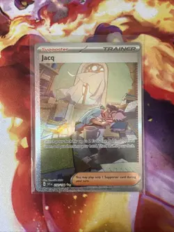 Pokemon Jacq 250/198 SV01 Scarlet & Violet Illustration Rare Trainer Holo Engli… - Image 1
