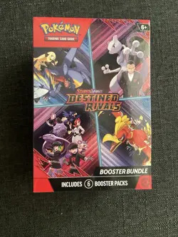 Pokemon TCG Destined Rivals Booster Bundle 6 Packs Factory Sealed Brand New - Image 1