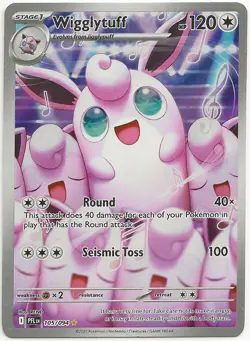 Wigglytuff 105/094 Pokemon TCG Phantasmal Flames Illustration Rare 105/094 - Image 1