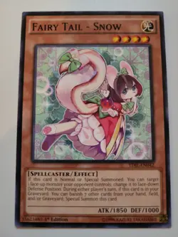 ( FAIRY TAIL - SNOW ) Common - TDIL-EN042 - 1st NM - Yu-Gi-Oh The Dark Illusion - Image 1