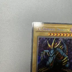 Tri-Horned Dragon LOB-000 The Legend of Blue Eyes White Dragon 1st Edition - Image 2