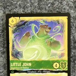 Disney Lorcana Whispers in the Well Little John 92/204 Super Rare NM - Image 3
