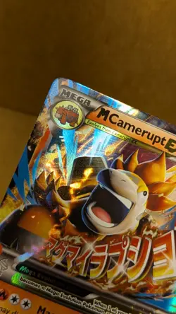 Pokemon MCamberupt EX Mega Holo XY198 Promo 2017 Light Play Condition - Image 2