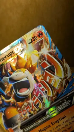 Pokemon MCamberupt EX Mega Holo XY198 Promo 2017 Light Play Condition - Image 3