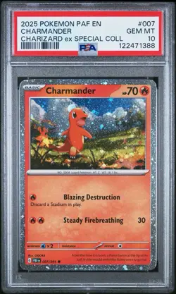 PSA 10 - 2025 POKEMON PAF EN CHARMANDER CHARIZARD EX SPECIAL Collection | POP 1 - Image 1