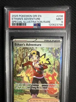 Pokemon Ethan’s Adventure SIR (PSA 9 Mint) Destined Rivals #236/182 - Image 3