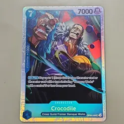 Crocodile OP09-046 SR ONE PIECE TCG CCG Card Game NM Blue - Image 1