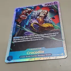 Crocodile OP09-046 SR ONE PIECE TCG CCG Card Game NM Blue - Image 2