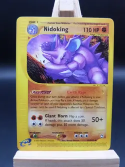 Pokemon Rare Card : Nidoking 24/147 ( Aquapolis Set) - Image 1