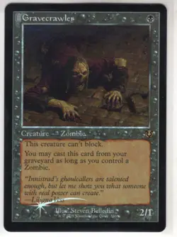 MTG Innistrad Remastered Foil Retro Frame Card Gravecrawler - Image 1