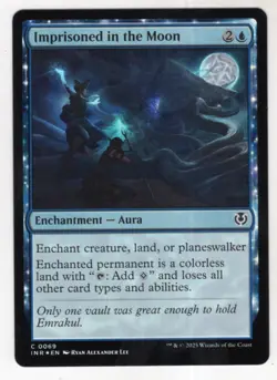 MTG Innistrad Remastered Foil Card #69 Imprisoned in the Moon - Image 1