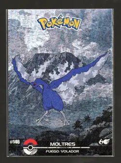 Moltres #146 - Cracked Ice Holo - Crystal Dark Black 2025 - Pokemon Card - Image 1
