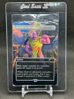 2026 Magic The Gathering Thanos Swords To Plowshares PSA Magazine Promo Card - Image 1
