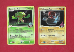 CARNIVINE & PROBOPASS #42,43-DIAMOND & PEARL BLACK STAR PROMO HOLO POKEMON CARDS - Image 1