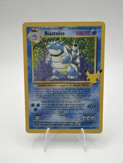 Pokemon Blastoise Celebrations Card 2/102 25th Anniversary Edition NM Near Mint - Image 1