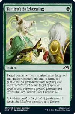 MTG - Tamiyo's Safekeeping (NEO) - Brand New - NM/NP - Image 1