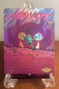 MTG Goblin Lackey (1311) (Rainbow Foil) Secret Lair Drop Series (SLD) LP Magic - Image 1