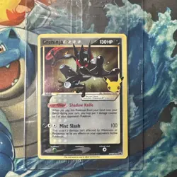 Sealed Greninja Gold Star SWSH144 Celebrations Black Star Promo Holo Pokemon TCG - Image 1