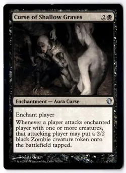 Curse of Shallow Graves C13 71 Magic: The Gathering UC NM - Image 1