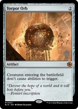 NM-Mint, English MTG Regular Torpor Orb - Promo Pack Promo Pack: Lorwyn Eclipsed - Image 1