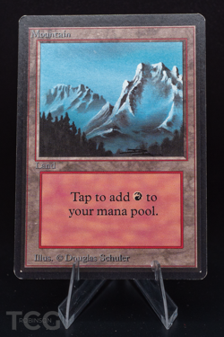 Mountain (B) - 1993 Magic the Gathering - Limited Edition Beta Regular - Image 1
