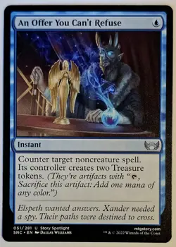 Mtg An Offer You Can't Refuse Streets of New Capenna Regular ID 275 - Image 1
