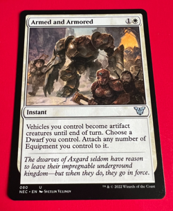 MTG - Armed and Armored - Kamigawa: Neon Dynasty Commander - Image 1